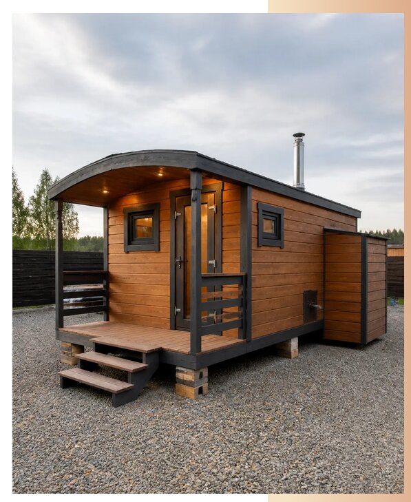 Изготовление вагон-домов бань в Амурске по цене от 258300 р. | БытовкаПрофи-Мрс